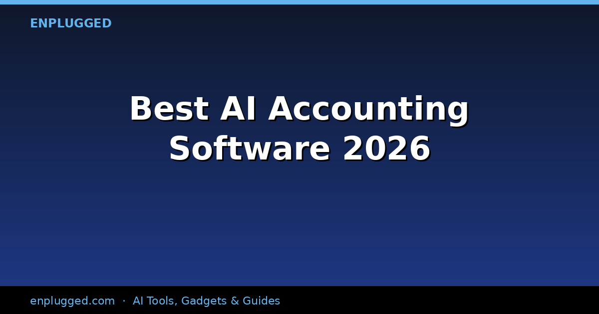 The Best AI Accounting Software for Small Business in 2026