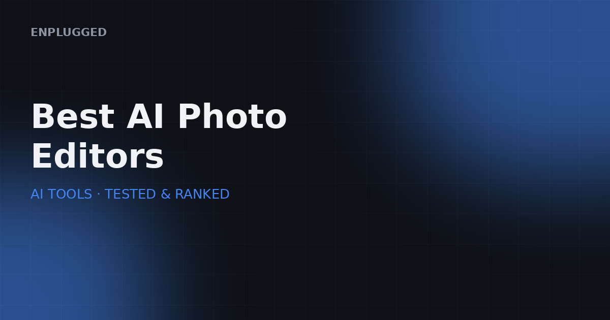 Comparison of the best AI photo editors in 2026