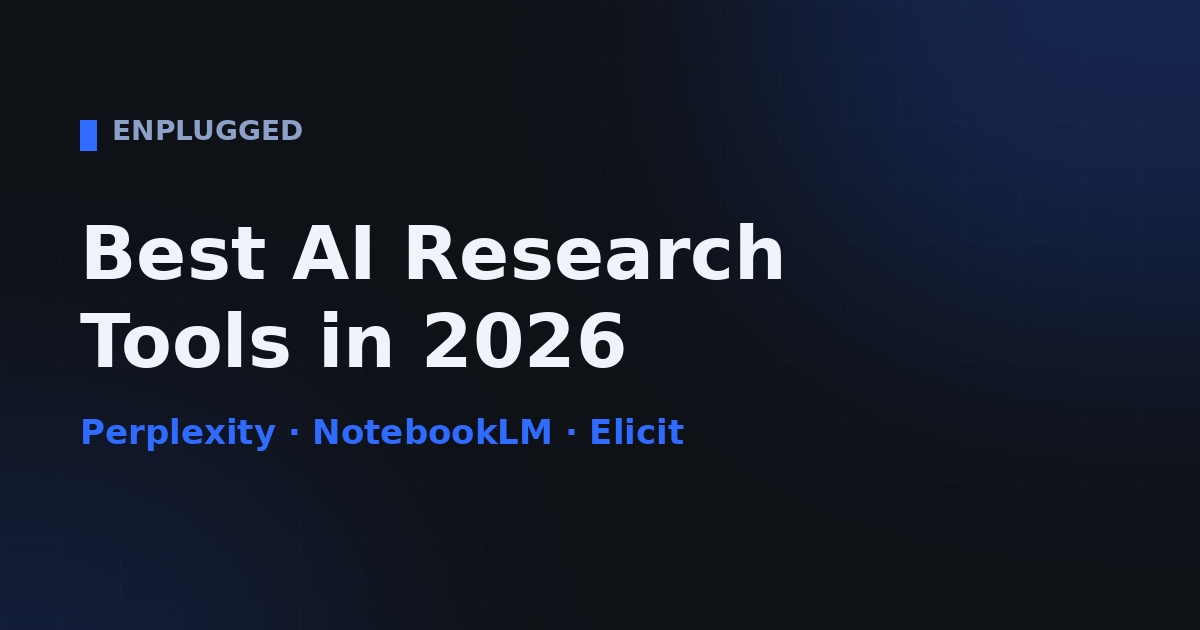 Best AI research tools compared in 2026