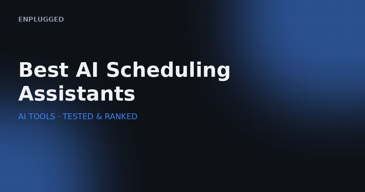 Comparison of the best AI scheduling assistants in 2026
