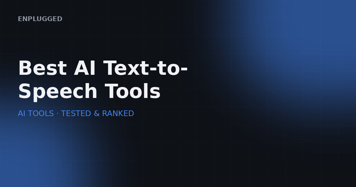 Comparison of the best AI text-to-speech and voice tools in 2026