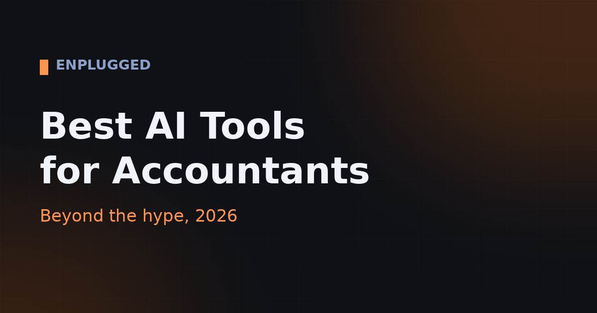 Best AI tools for accountants and bookkeepers in 2026