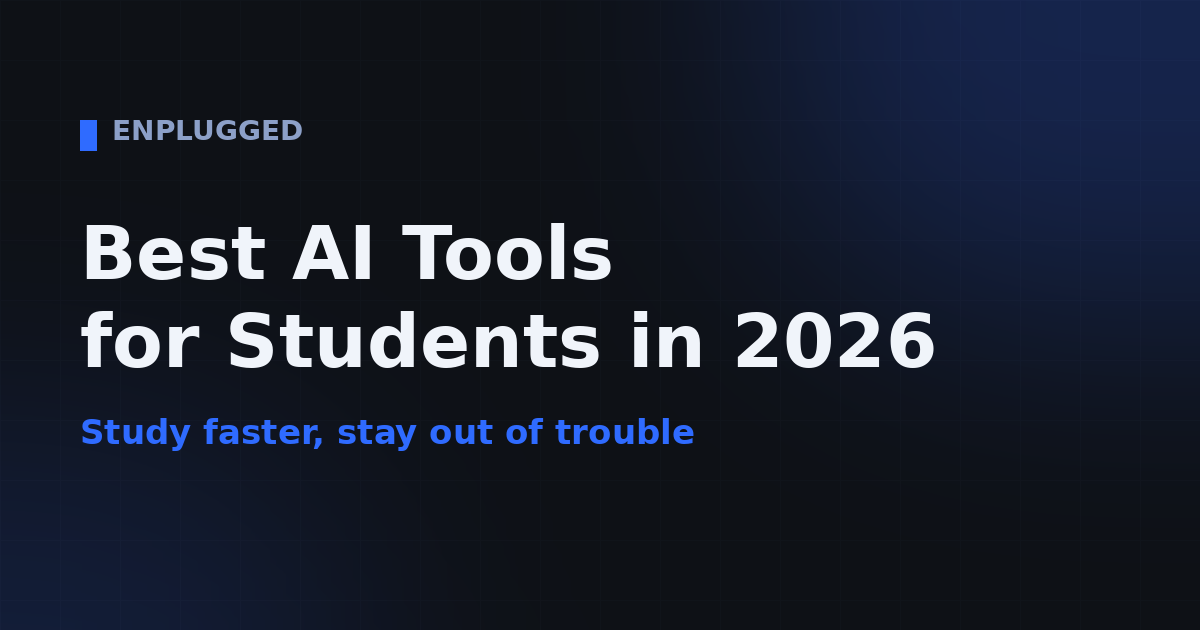 Best AI tools for students in 2026