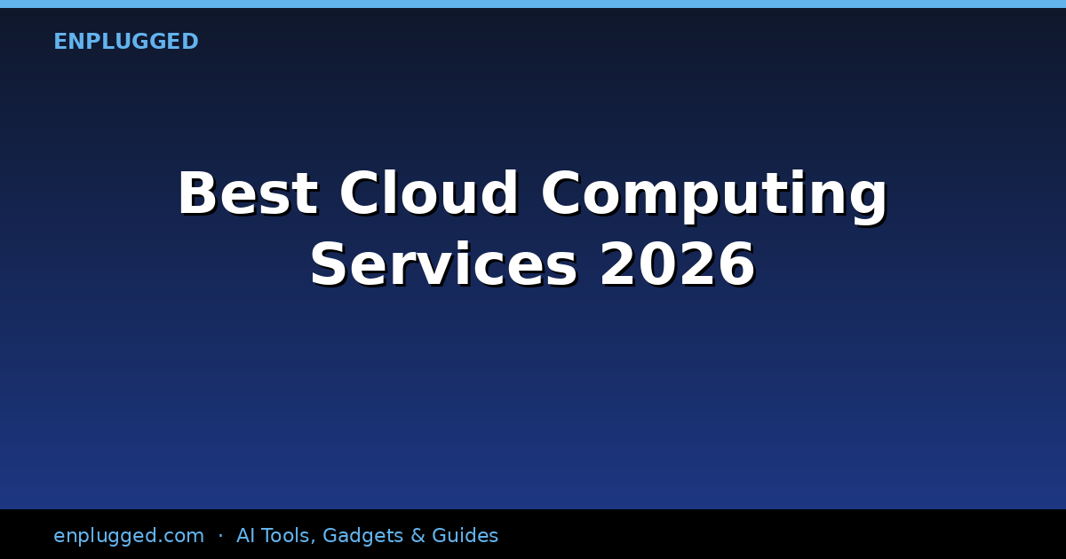The Best Cloud Computing Services for Small Business in 2026
