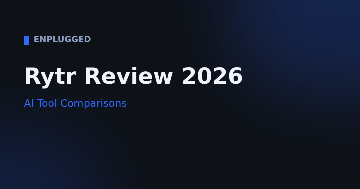 Rytr AI writing tool review 2026