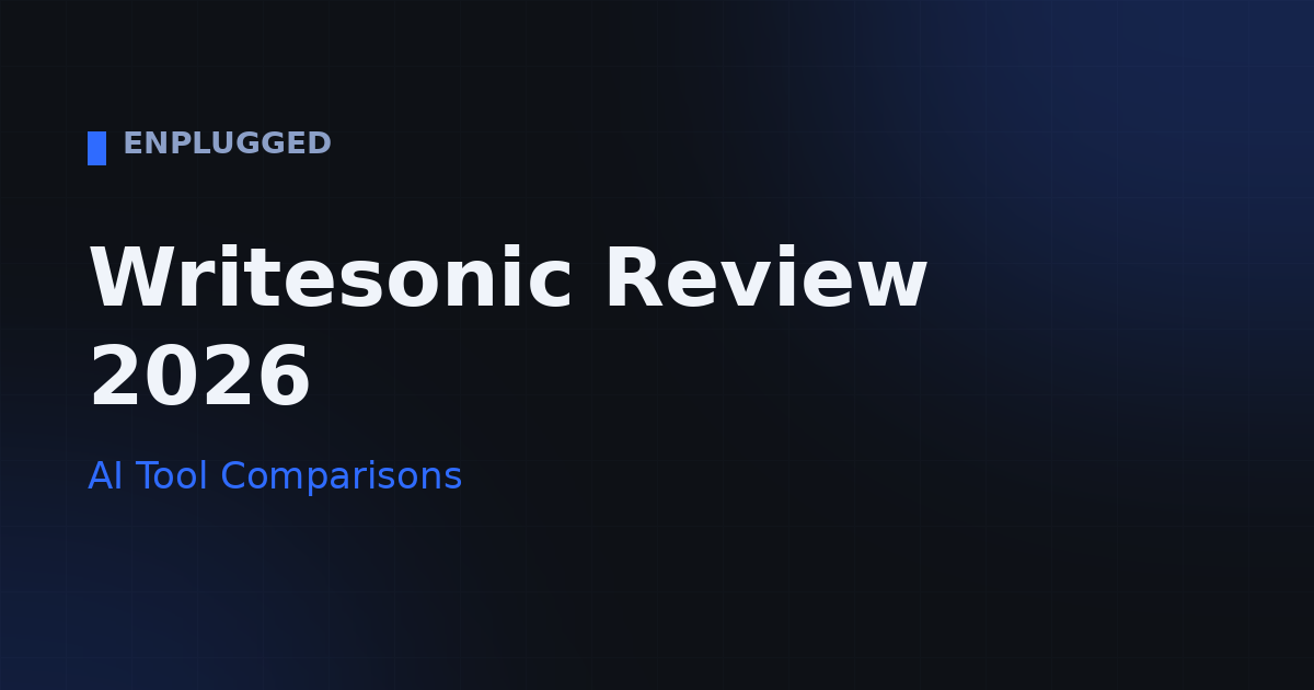 Writesonic AI writing tool review 2026
