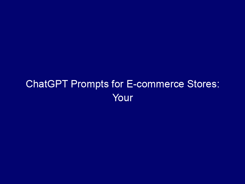 AI tools for e-commerce stores and Shopify businesses