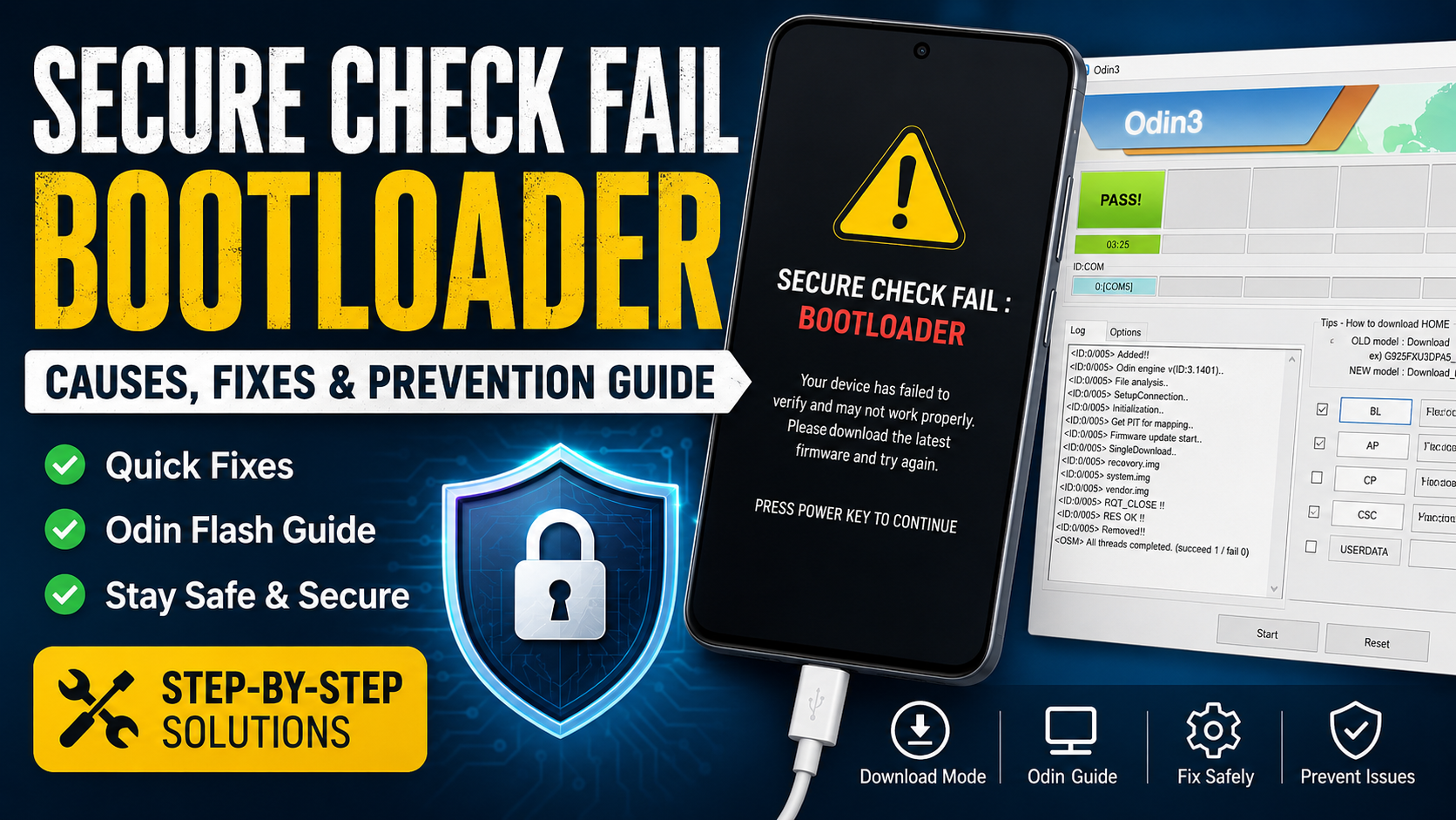Secure Check Fail: Bootloader on Samsung & Android (Complete Fix Guide for 2026)